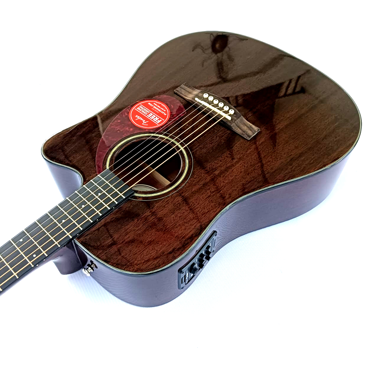 Fender CD-140SCE All-Mahogany Dreadnought Cutaway Semi Acoustic